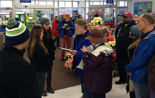 All Pilgrims and others at Walmart