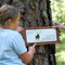 Campers install sign