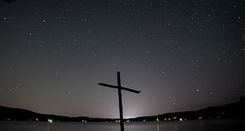 cross at camp