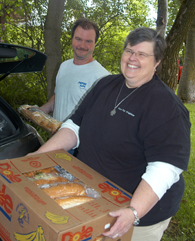 Marj Johnston and Dave Custer